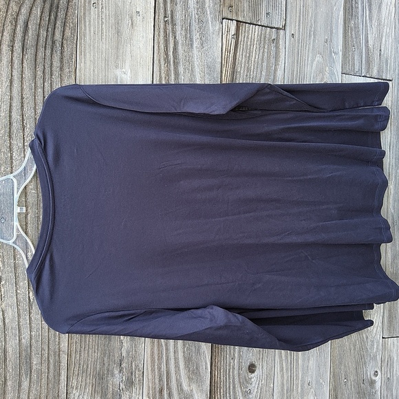 Land's End dark blue long sleeve top size 1X - Picture 3 of 7